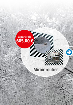 Miroir routier antigivre/antibuée