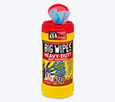 Pot de 120 lingettes nettoyantes pour mains