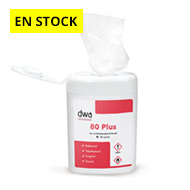 Pot de 40 lingettes virucides et bactéricides EN14476