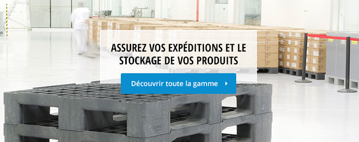 Notre gamme de palettes plastiques s'agrandit !