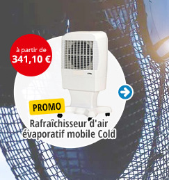 Rafraîchisseur d'air évaporatif mobile Cold