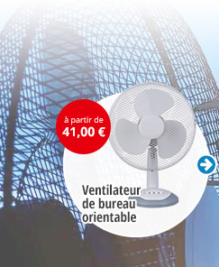Ventilateur de bureau orientable