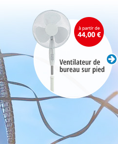 Ventilateur de bureau sur pied
