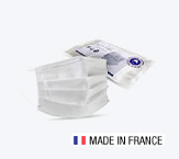 Masque 3 plis catégorie 1 lavable 50 fois