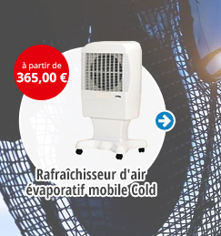 Rafraîchisseur d'air évaporatif mobile Cold