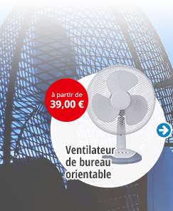 Ventilateur de bureau orientable