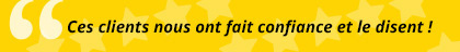 Avis de nos clients