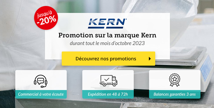 Jusqu'à 30% de remise sur les produits de la marque Kern